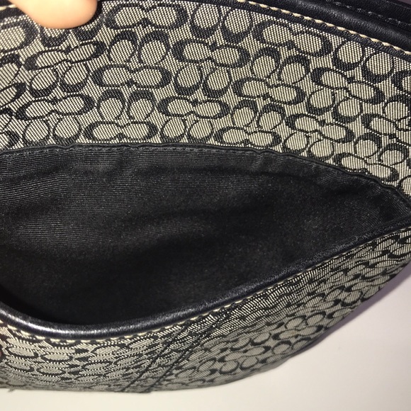 Grey/Black Coach Crossbody - Picture 3 of 5